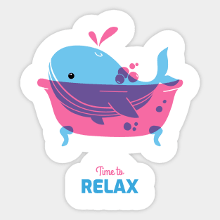 Time to Relax Sticker